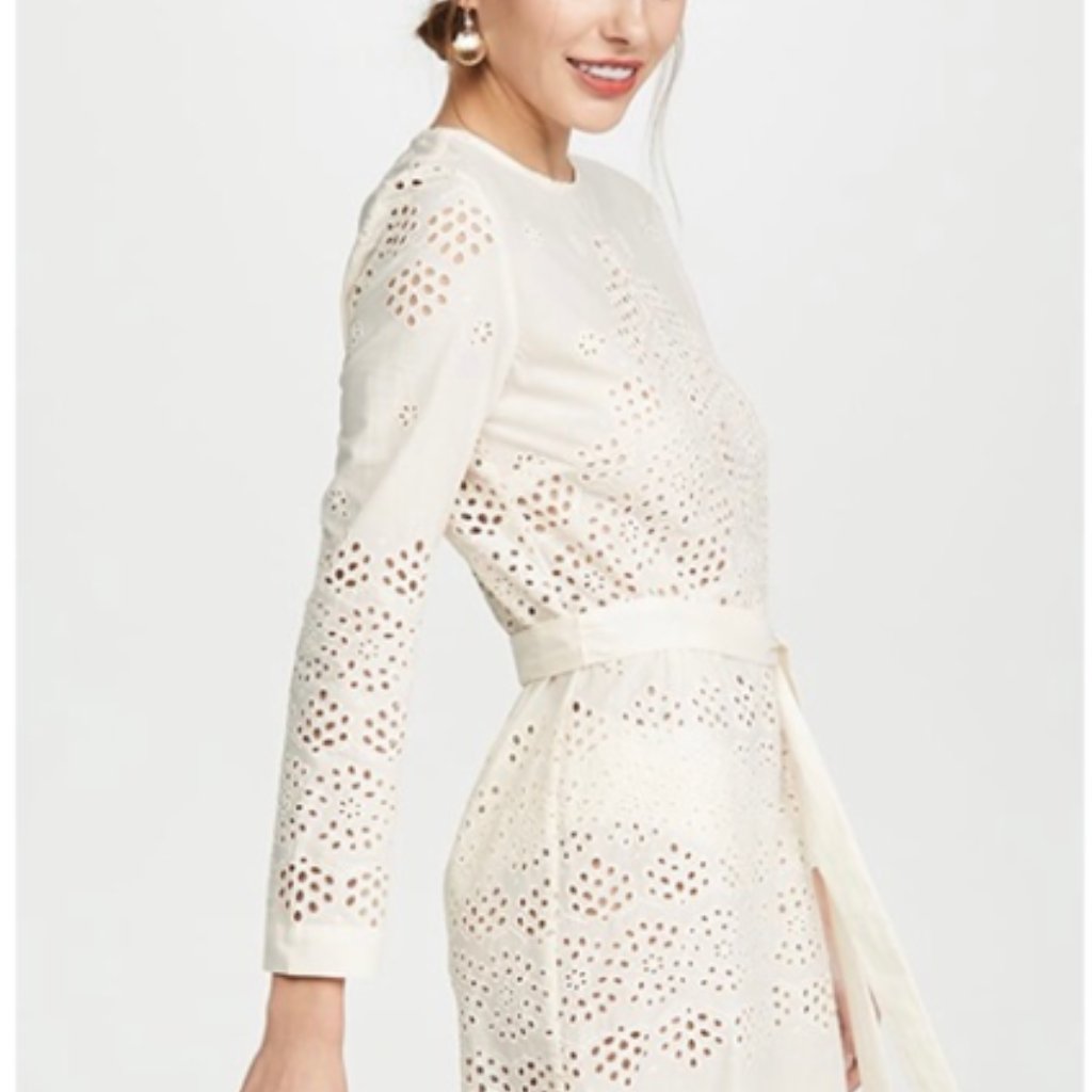 Nwt Innika Choo Broderie Gown - Etta Keet Grey — image 3 of 8